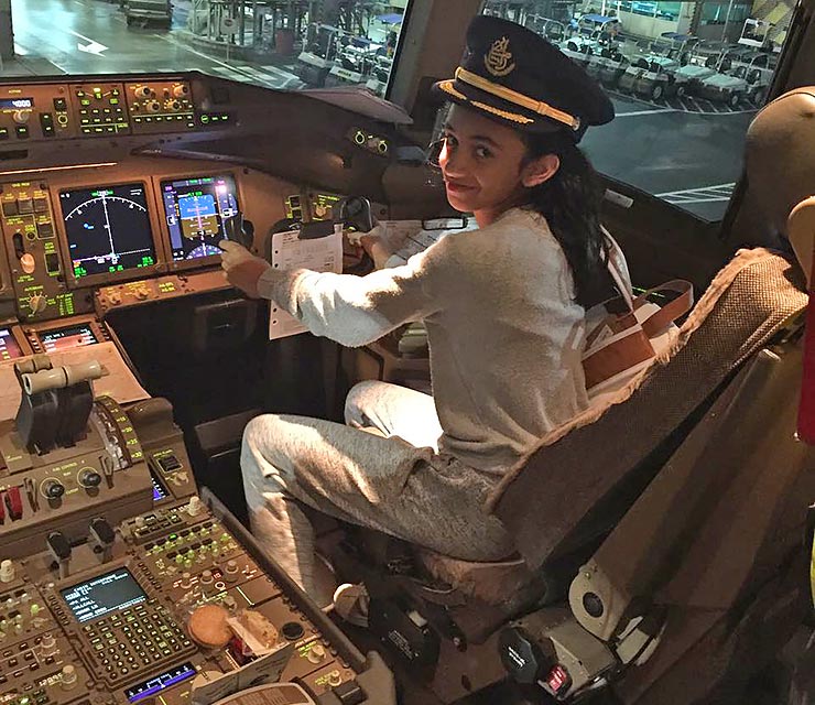 Fear of flying - Leah takes to the sky