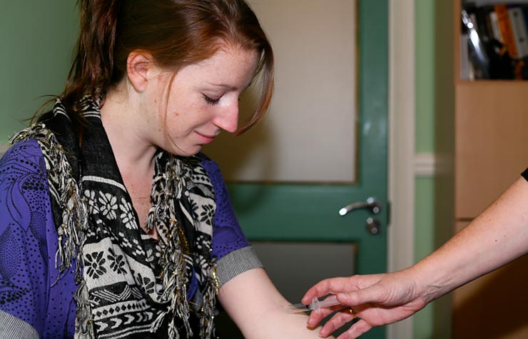 Doctor with a phobia of needles…